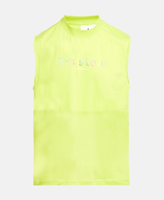 

Майка Calvin Klein Jeans, цвет Jade