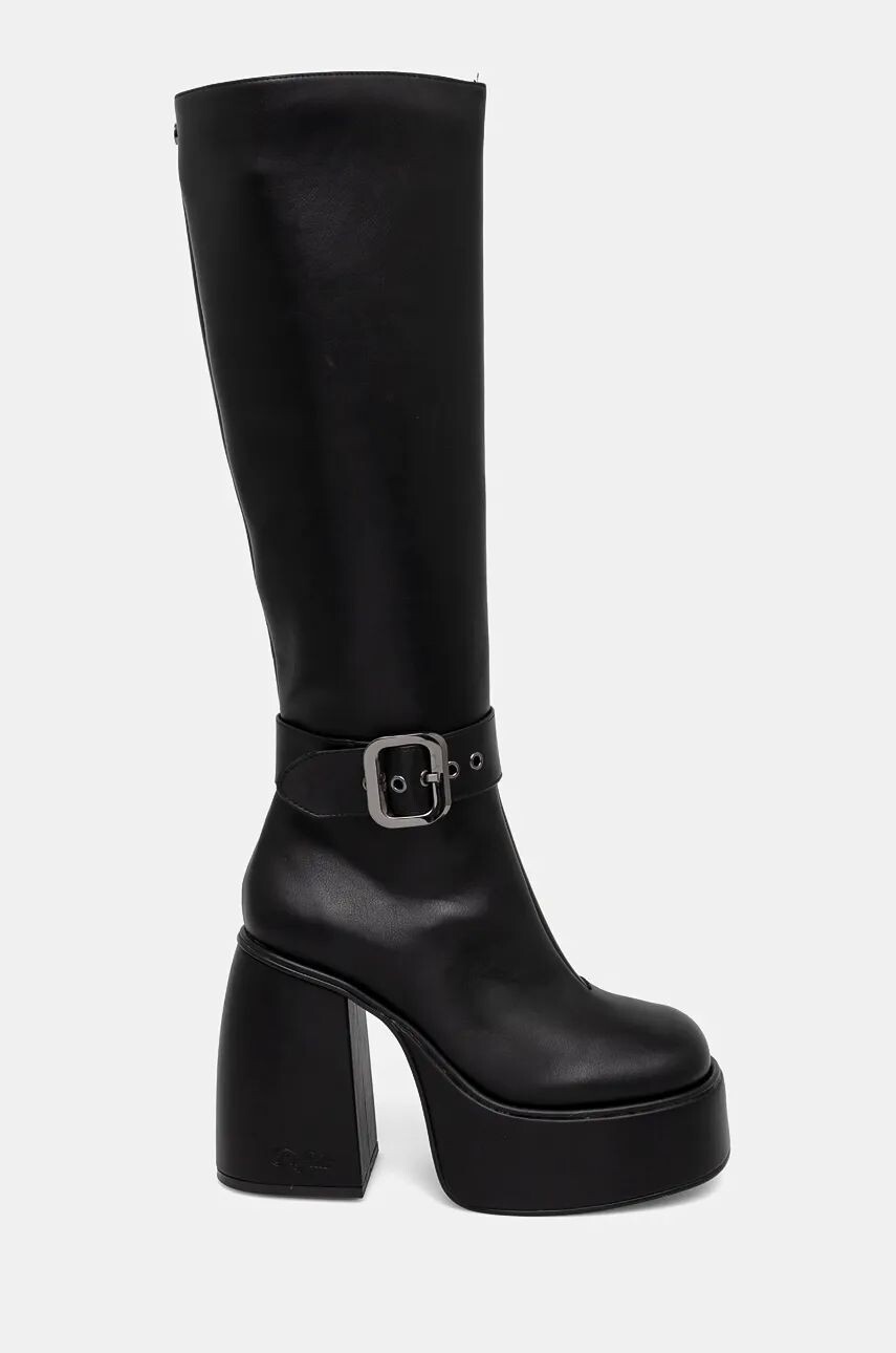 

Сапоги Buffalo Heart Boot с высокими пряжками, черный