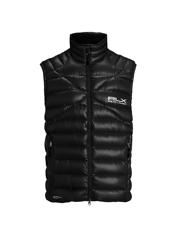 

Стеганый пуховый жилет Rlx Ralph Lauren, черный