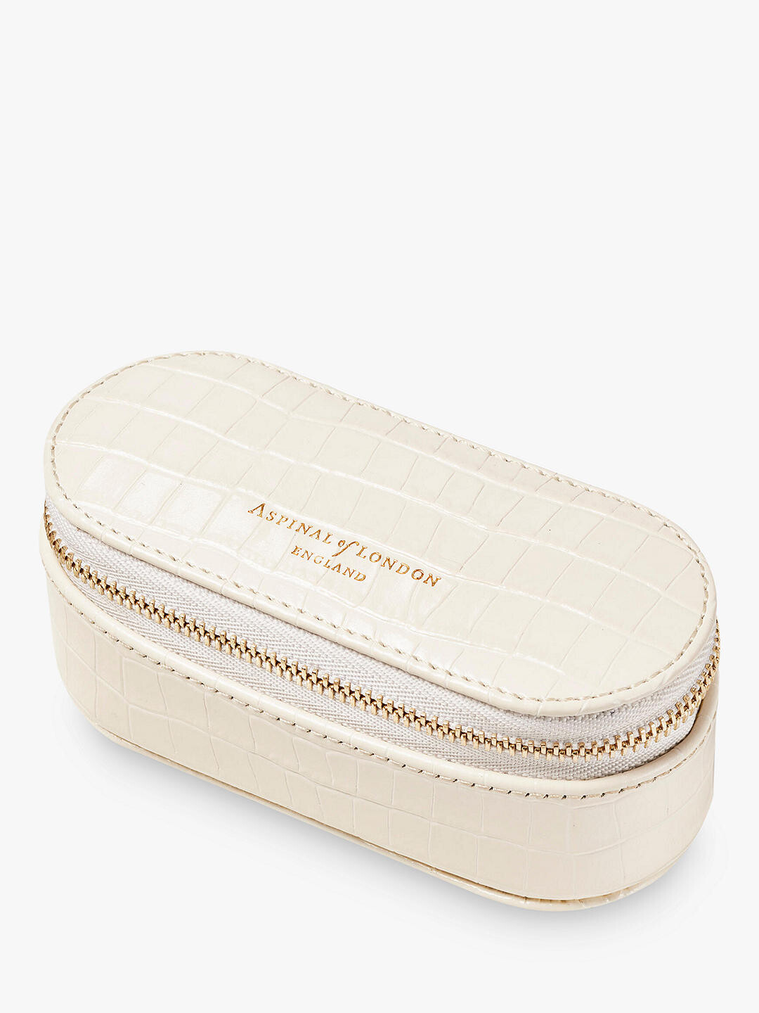 

Сумка Aspinal of London из крокодиловой кожи Tidy All, цвет слоновой кости