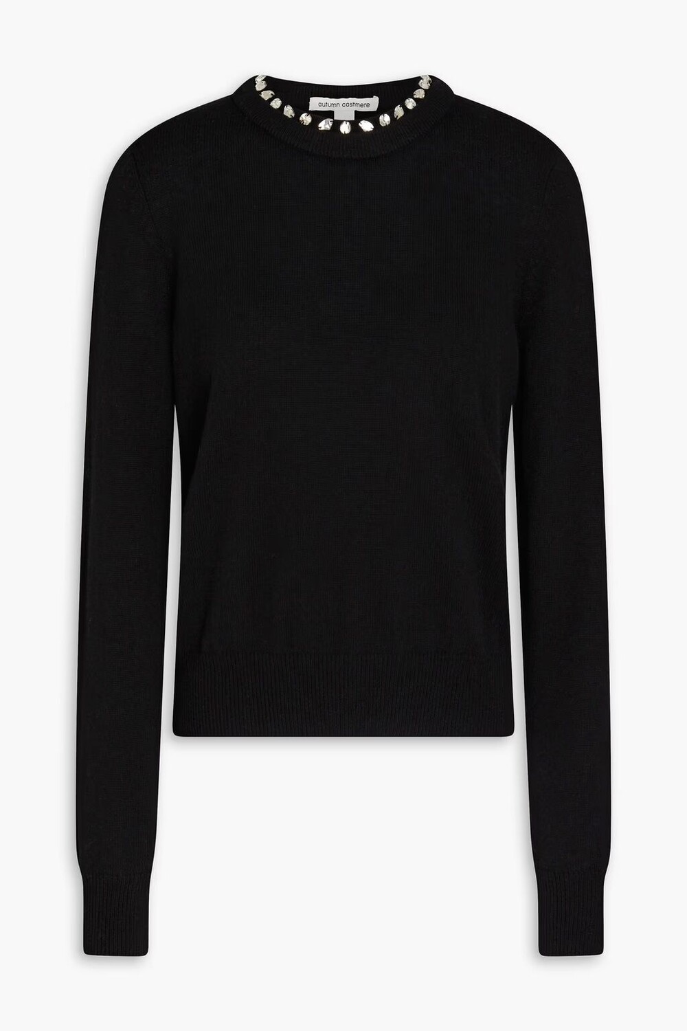 

Кашемировый свитер с кристаллами Autumn Cashmere, черный