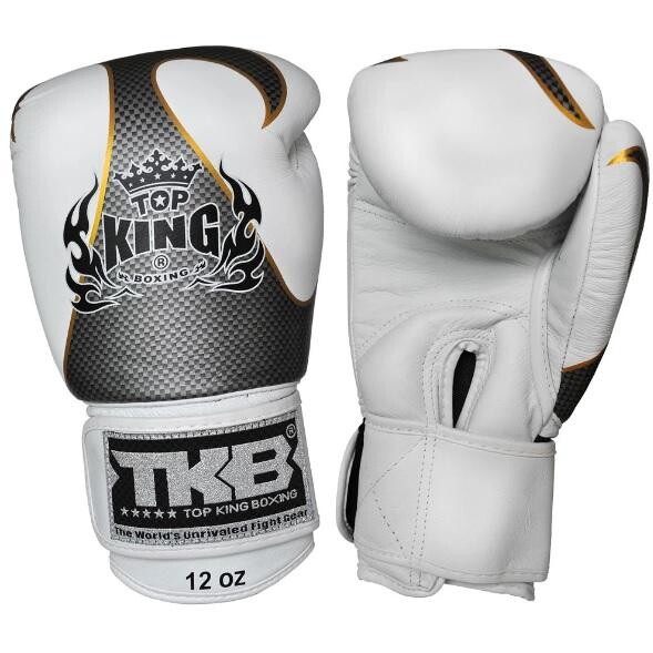 

Боксерские перчатки Top King Empower TKBGEM-01, белый / серебристый