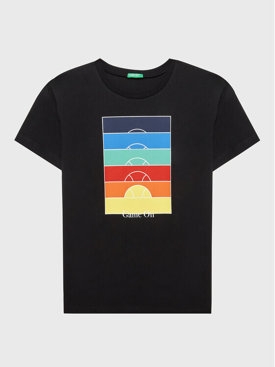 

Футболка стандартного кроя United Colors Of Benetton, черный
