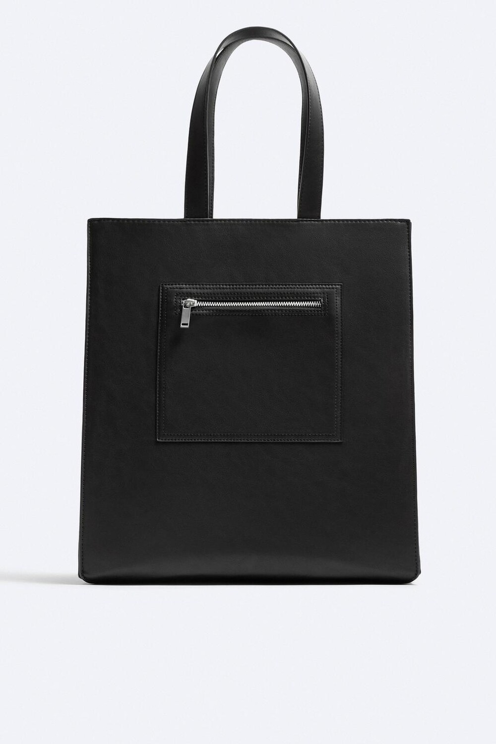 

Сумка на молнии ZARA, черный