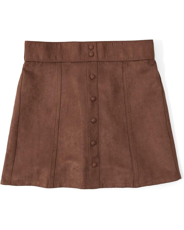 

Юбка Abercrombie Suede Button Circle Skirt, цвет Brown Suede