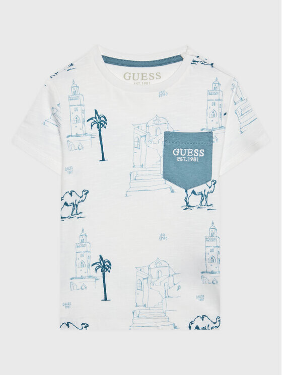 

Футболка стандартного кроя Guess, мультиколор