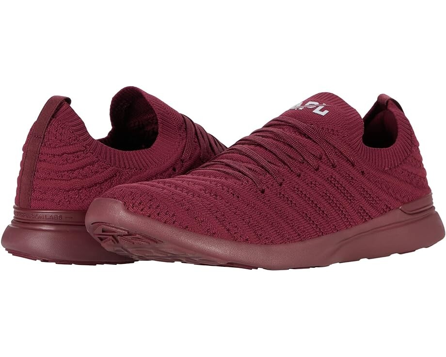 

Кроссовки Athletic Propulsion Labs Techloom Wave, цвет Oxblood/Metallic Silver