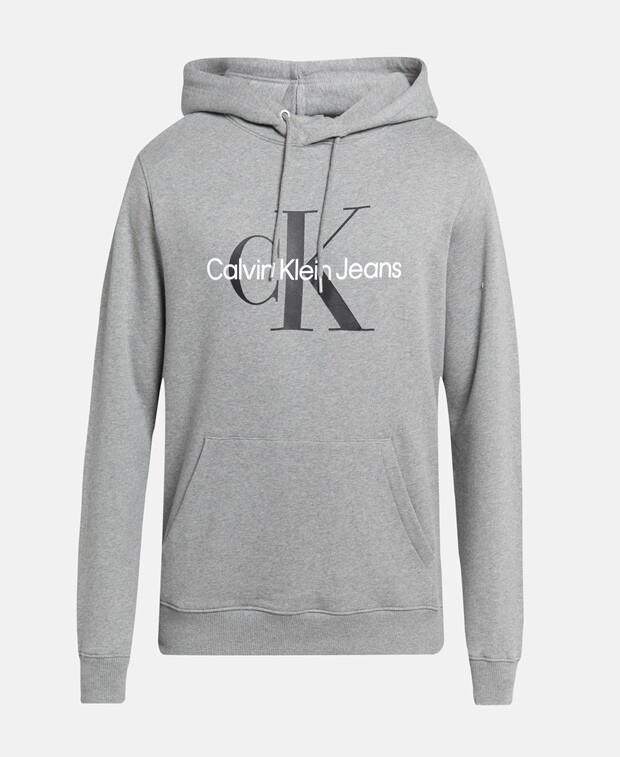 

Худи с капюшоном Calvin Klein Jeans, серый