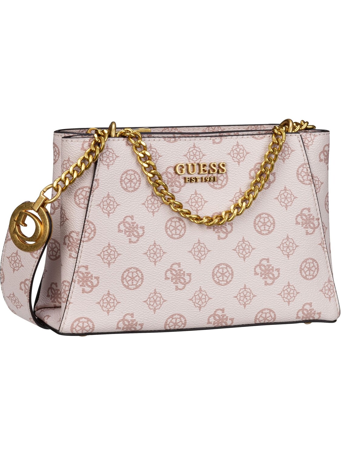 

Сумка через плечо Guess Umhängetasche Masie Mini Two Compartment Logo, цвет Light Rose Logo
