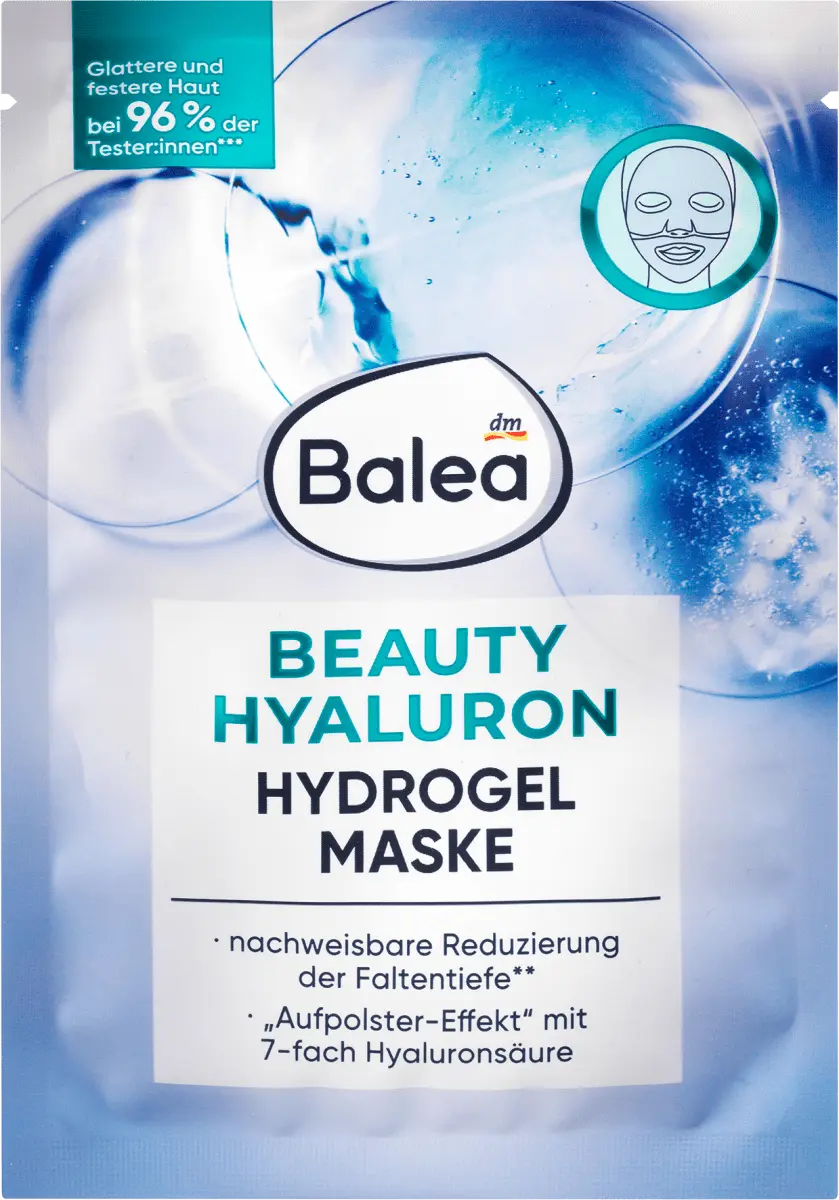 

Маска для лица Hydrogel Beauty Hyaluron 1 шт. Balea