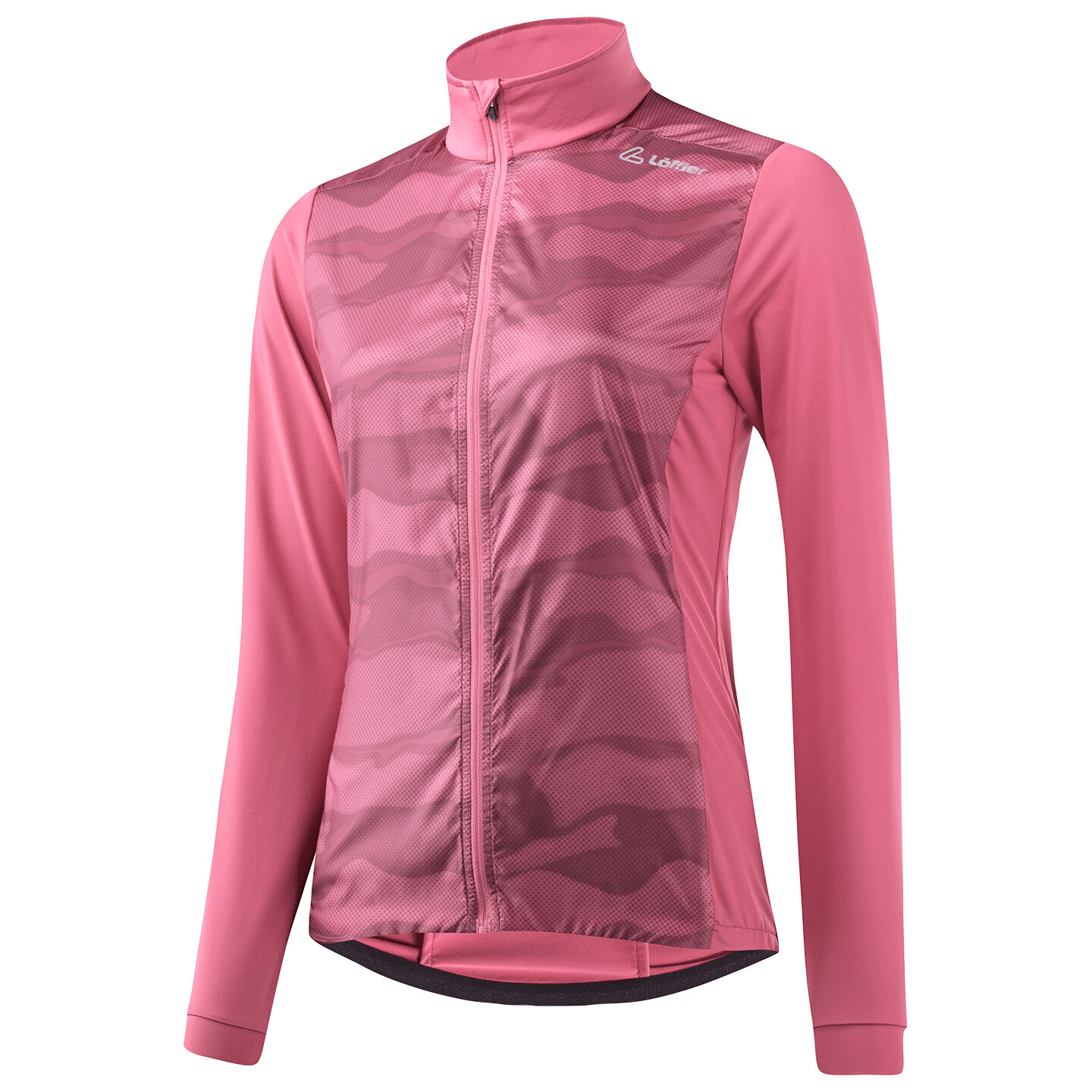 Велосипедная куртка Löffler Women's Bike Light Hybridjacket, цвет Malaga