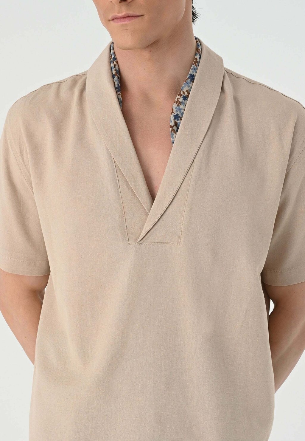 

Рубашка Collar Detailed Casual Antioch, бежевая