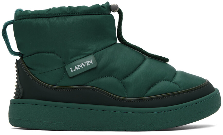 

Зеленые зимние ботинки Lanvin, Зеленый