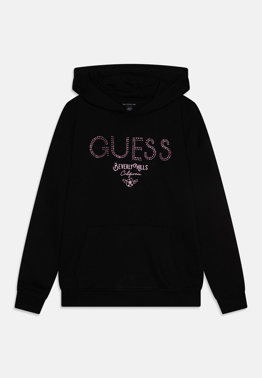 

Толстовка с капюшоном Junior Hooded Active Top Guess, цвет jet black