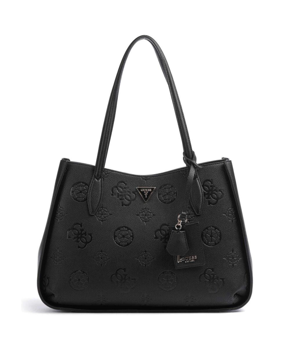

Шоппер keandra из искусственной кожи Guess, черный