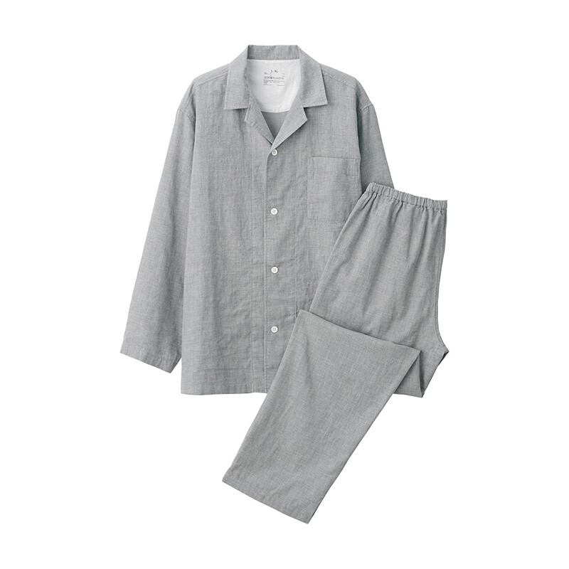 

Пижама мужская Muji бесшовная, темно-синий