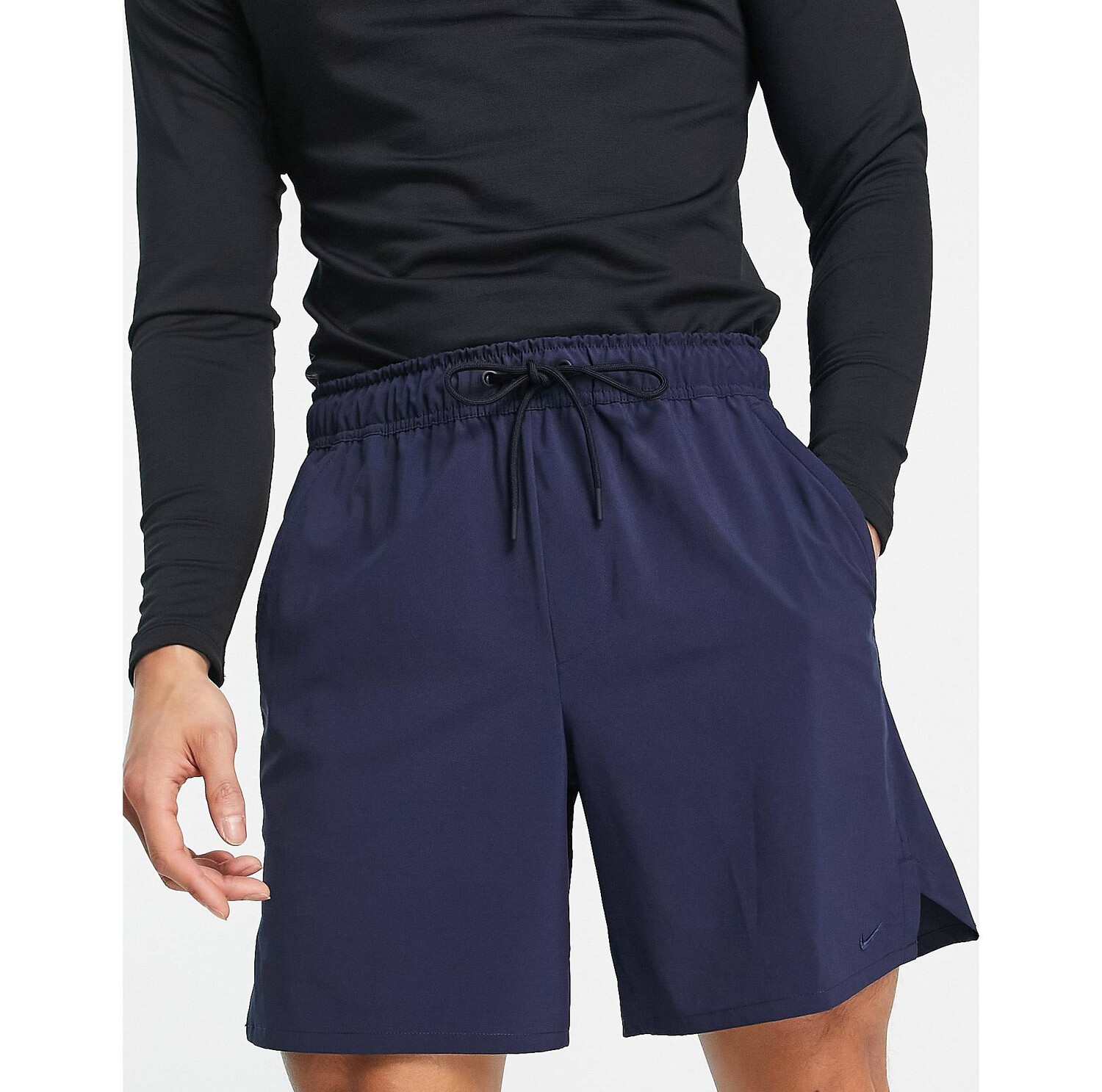 

Темно-синие шорты Nike Training Dri-Fit Unlimited 7 дюймов