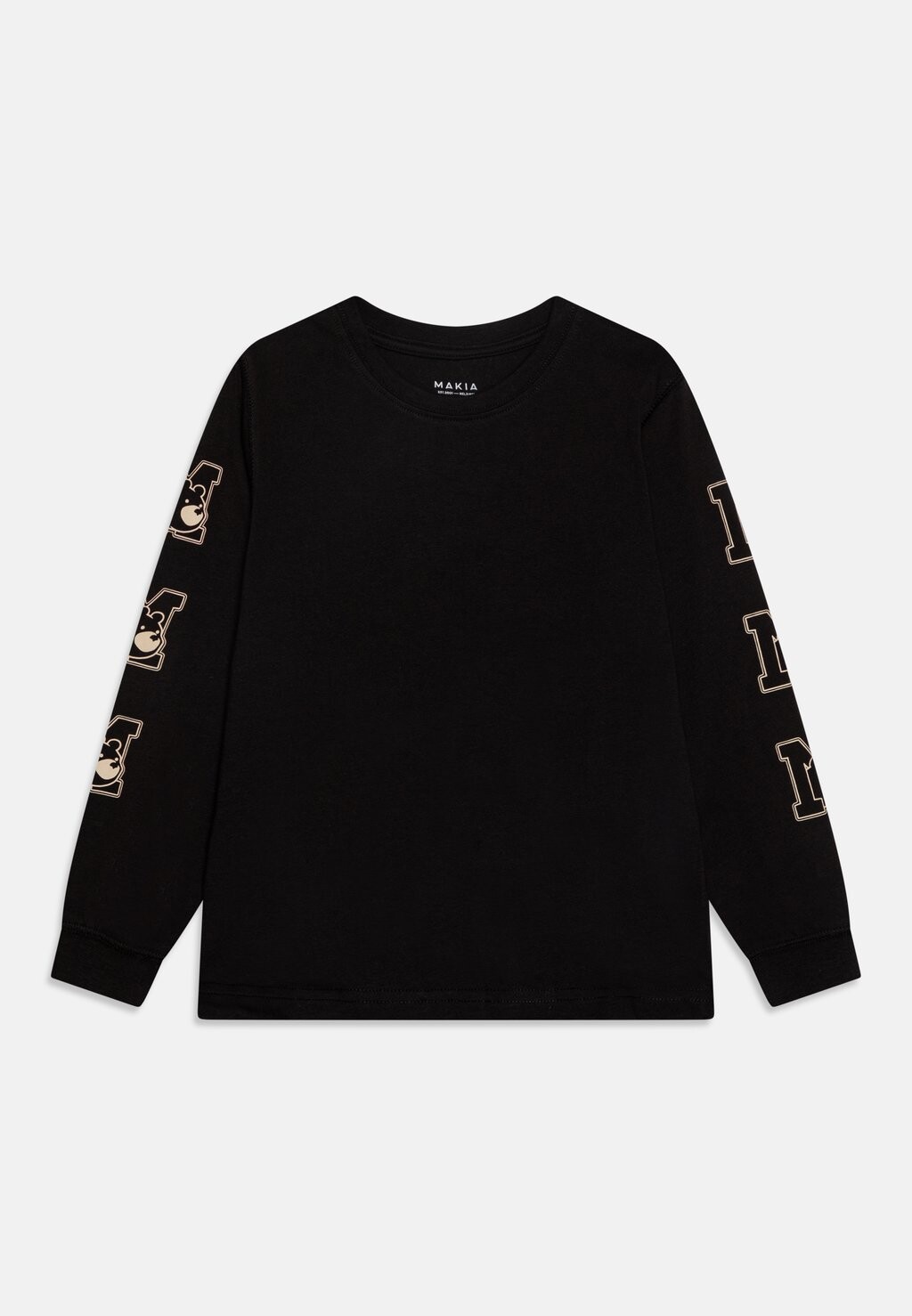 

Футболка с длинным рукавом Teddy Long Sleeve Unisex Makia, черный