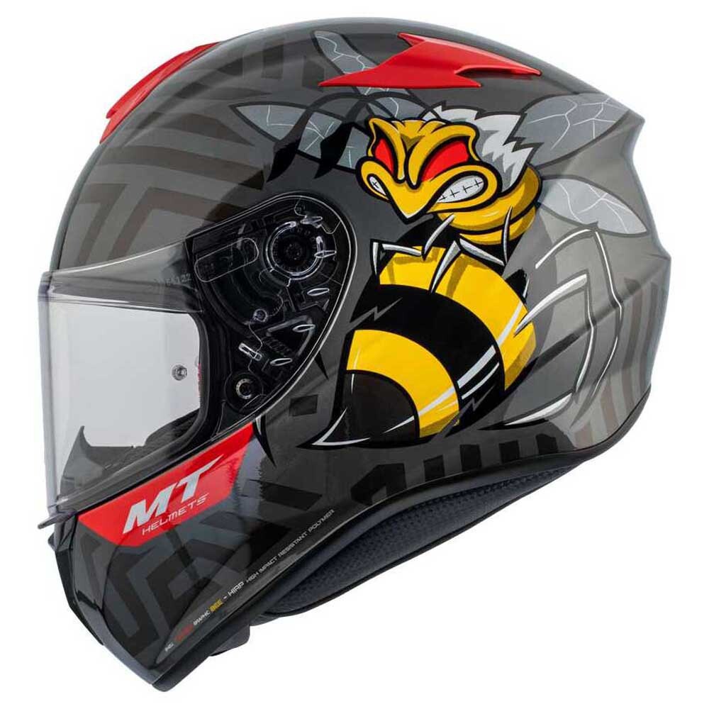 

Шлем полнолицевой MT Helmets Targo Bee B5, серый