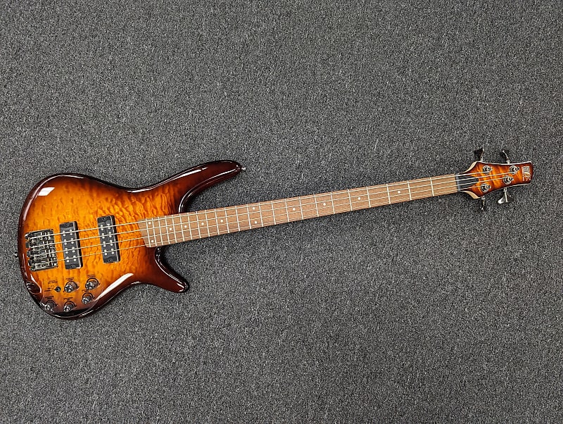 Басс гитара Ibanez SR4000EQMDEB Electric Bass 2023 - Dragon Eye Burst