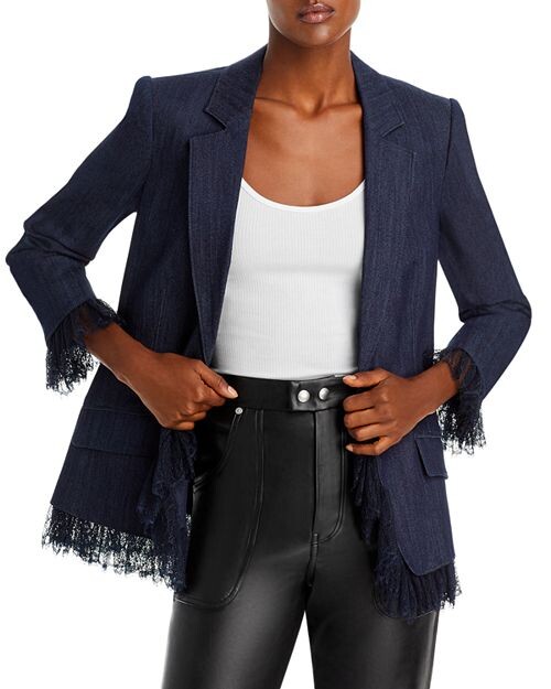 

Джинсовый пиджак Roxie Cinq à Sept, цвет Blue