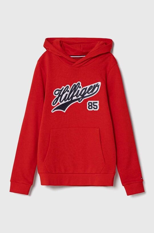 

Детская хлопковая толстовка Tommy Hilfiger, красный