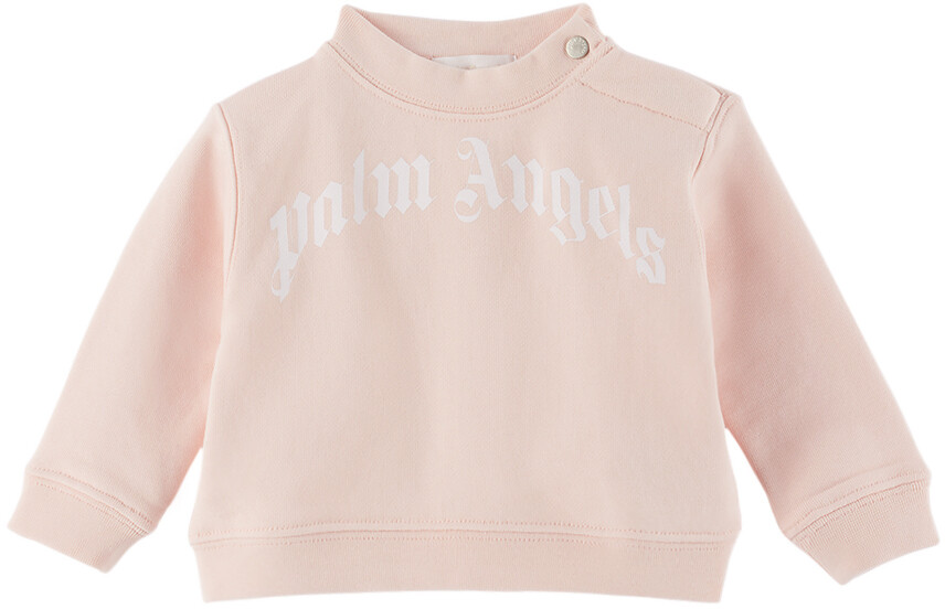 

Baby Pink Толстовка с принтом Розовый/Белый Palm Angels