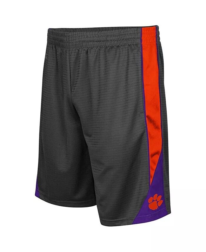 

Мужские темно-серые шорты Clemson Tigers Turnover Colosseum, серый