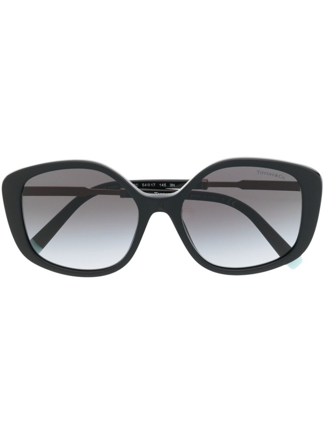 

Tiffany & Co Eyewear солнцезащитные очки в массивной оправе, черный