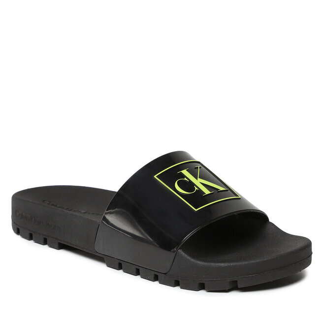

Шлепанцы Calvin Klein Jeans TruckSlide Monogram, черный