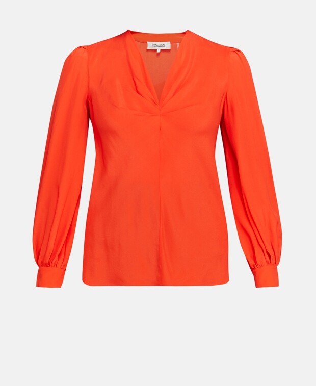 

Рубашка блузка Diane von Furstenberg, красный