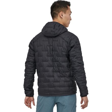 Утепленная куртка с капюшоном Micro Puff мужская Patagonia, черный