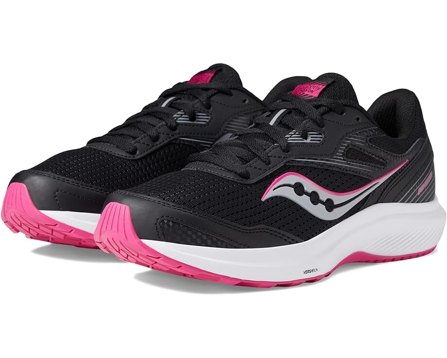 Кроссовки Saucony Cohesion 16, цвет Black/Fuchsia кроссовки saucony cohesion 14 цвет black black