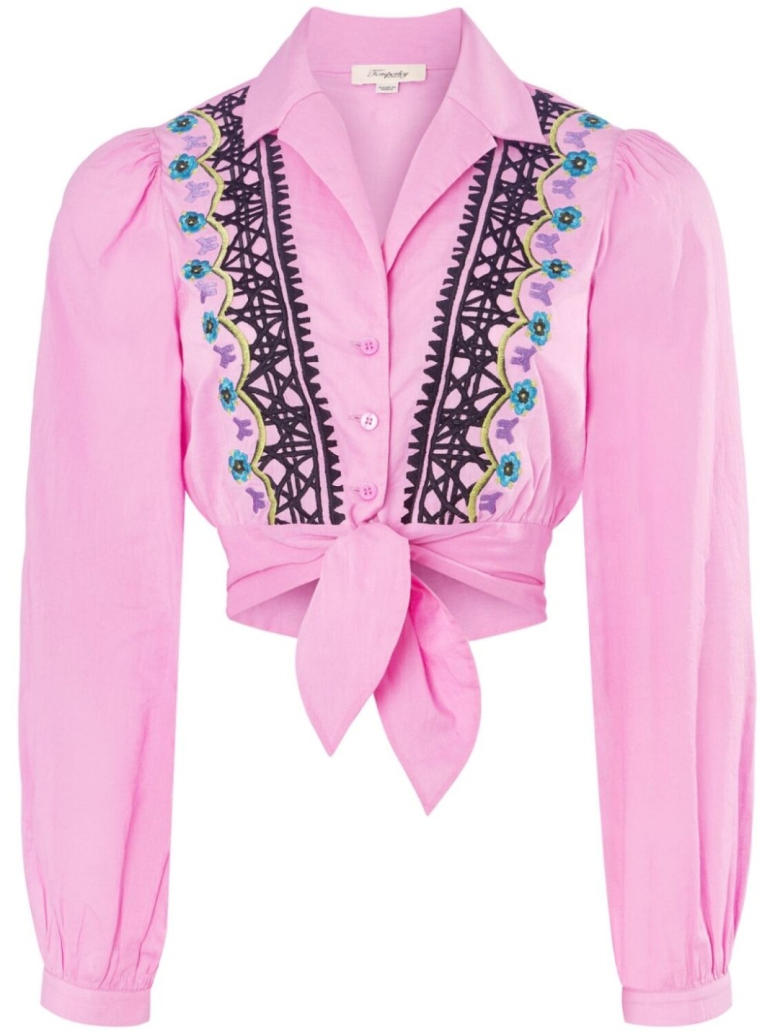 

Temperley London флорентийская блузка, розовый