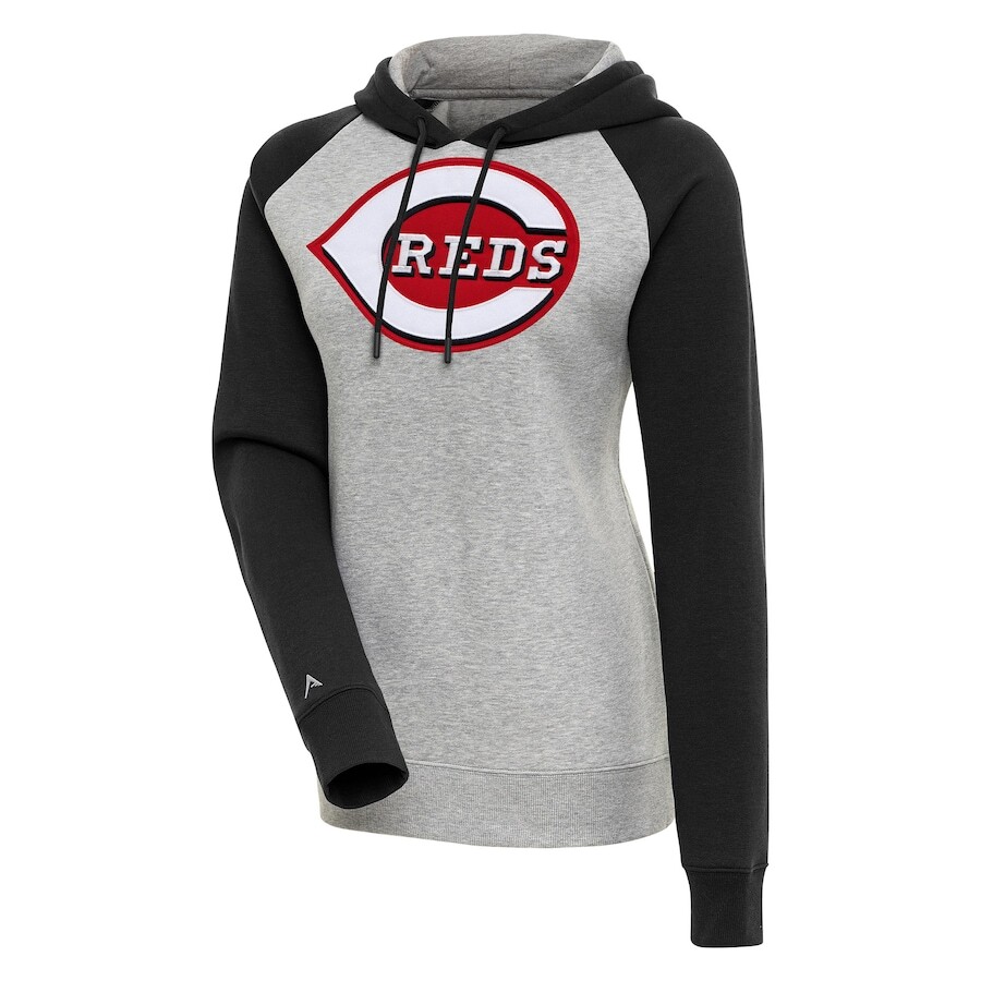 

Пуловер с капюшоном Antigua Cincinnati Reds, серый