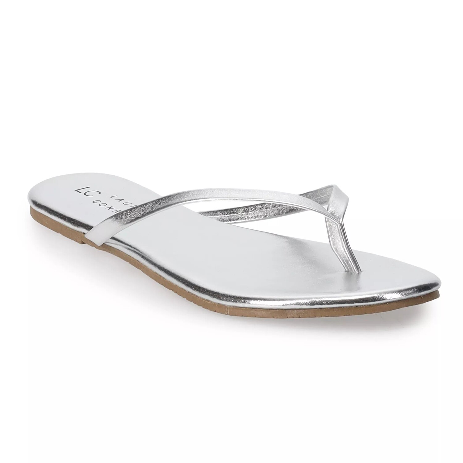 

Женские шлепанцы LC Lauren Conrad Honey 2 LC Lauren Conrad, серебряный