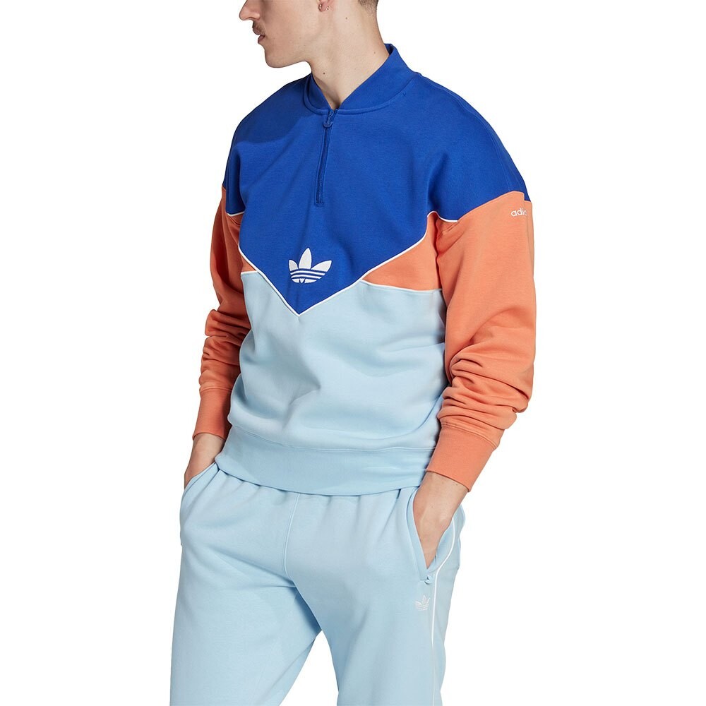 

Толстовка adidas Originals Adicolor Seasonal Archive Crew Half Zip, синий
