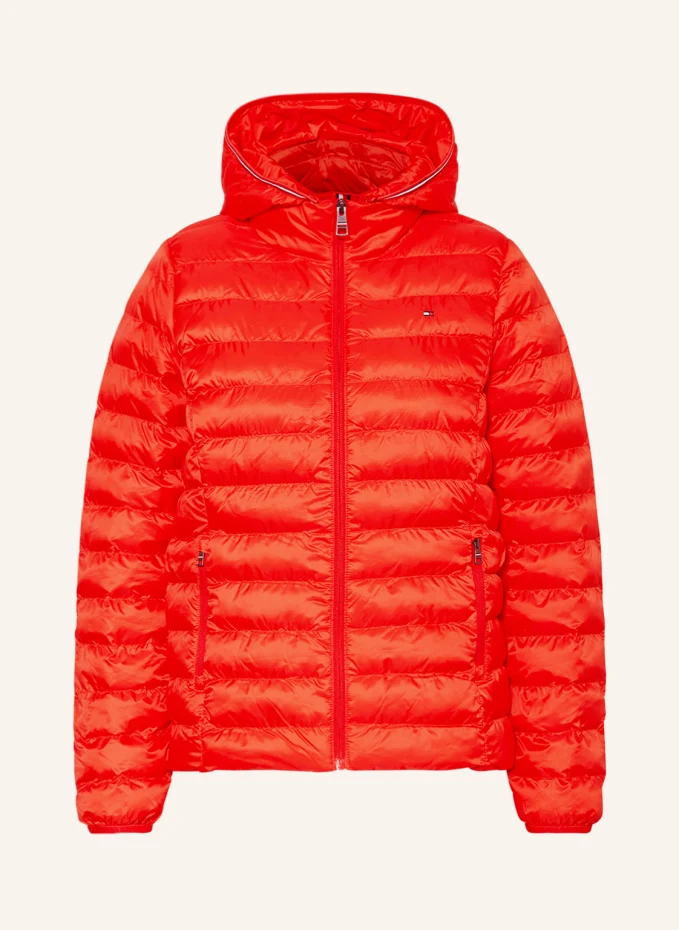 

Стеганая куртка со съемным капюшоном Tommy Hilfiger, красный