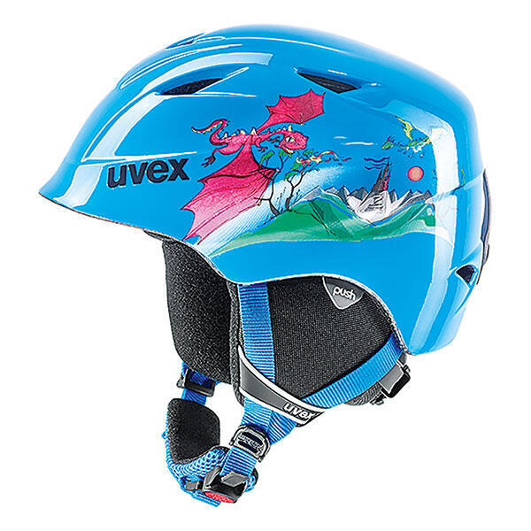 uvex шлем детский airwing 2 размер 52 54 Детский лыжный шлем Airwing II. UVEX, цвет blau
