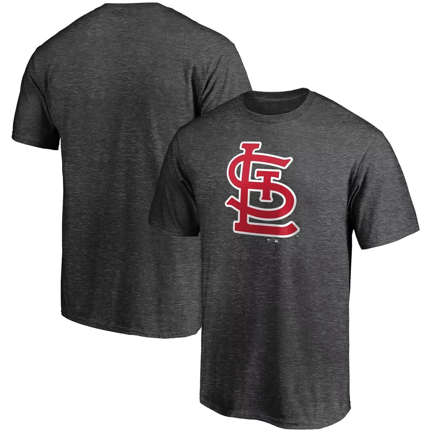 

Мужская темно-серая футболка с официальным логотипом St. Louis Cardinals Fanatics, Серый