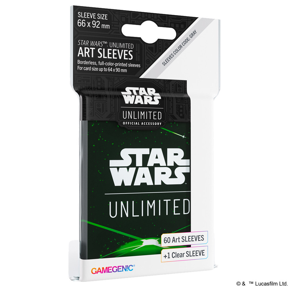 

Аксессуары Gamegenic Star Wars Unlimited Sleeves - Space Green