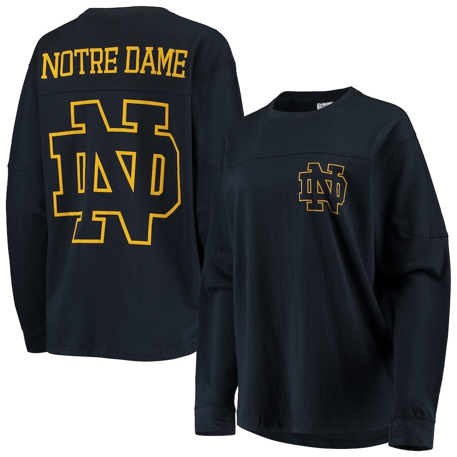 

Футболка с длинным рукавом Pressbox Notre Dame Fighting Irish, нави