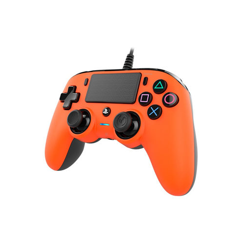 Nacon Commpact Wired Ps4 Controller – Orange for ps4 rapid fire mod chip v5 3 ps4 pro controller v2