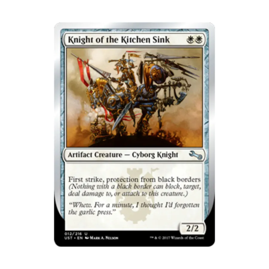 

CCG Рыцарь кухонной мойки — A (U), MTG - Unstable