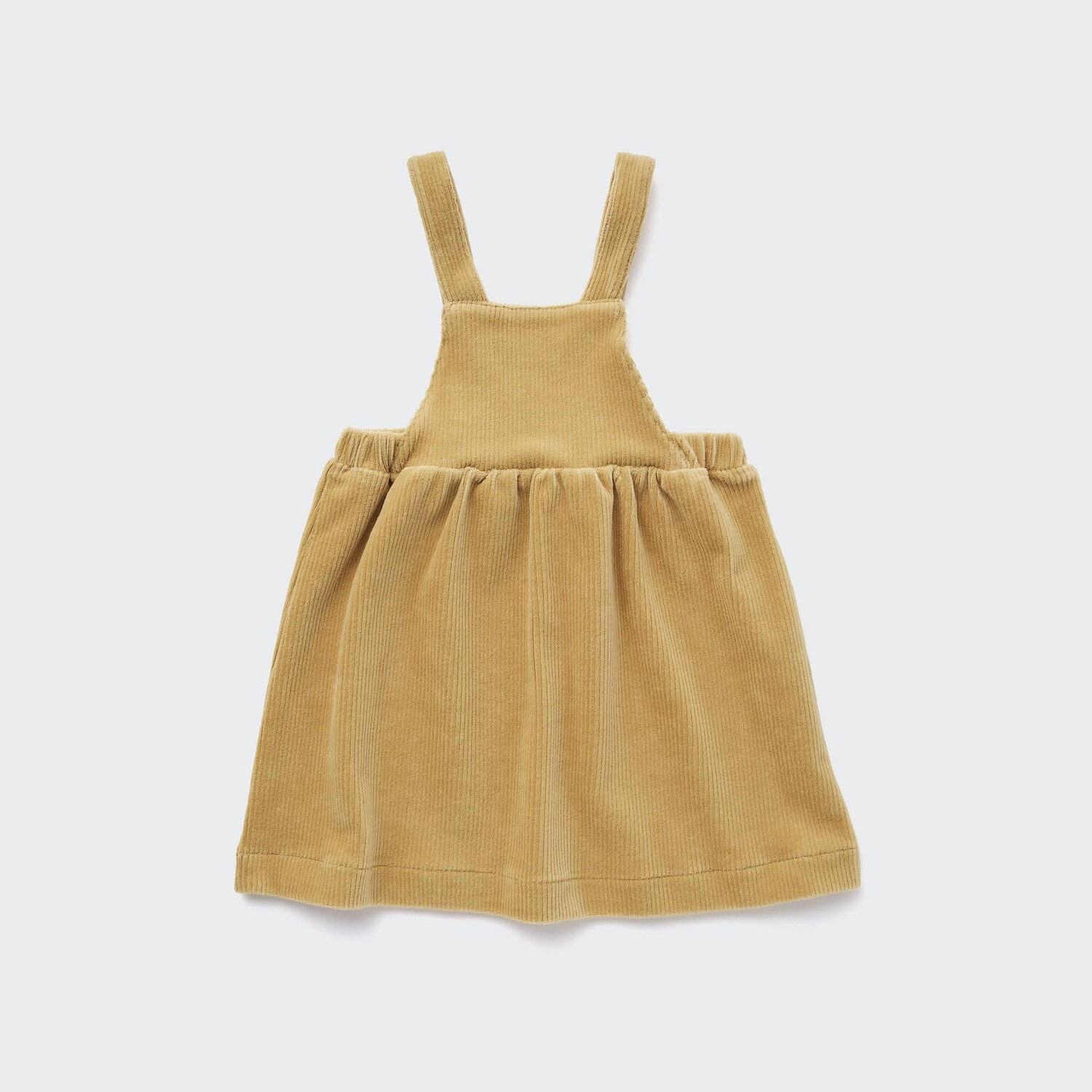 

Вельветовый сарафан для малышей Uniqlo, желтый