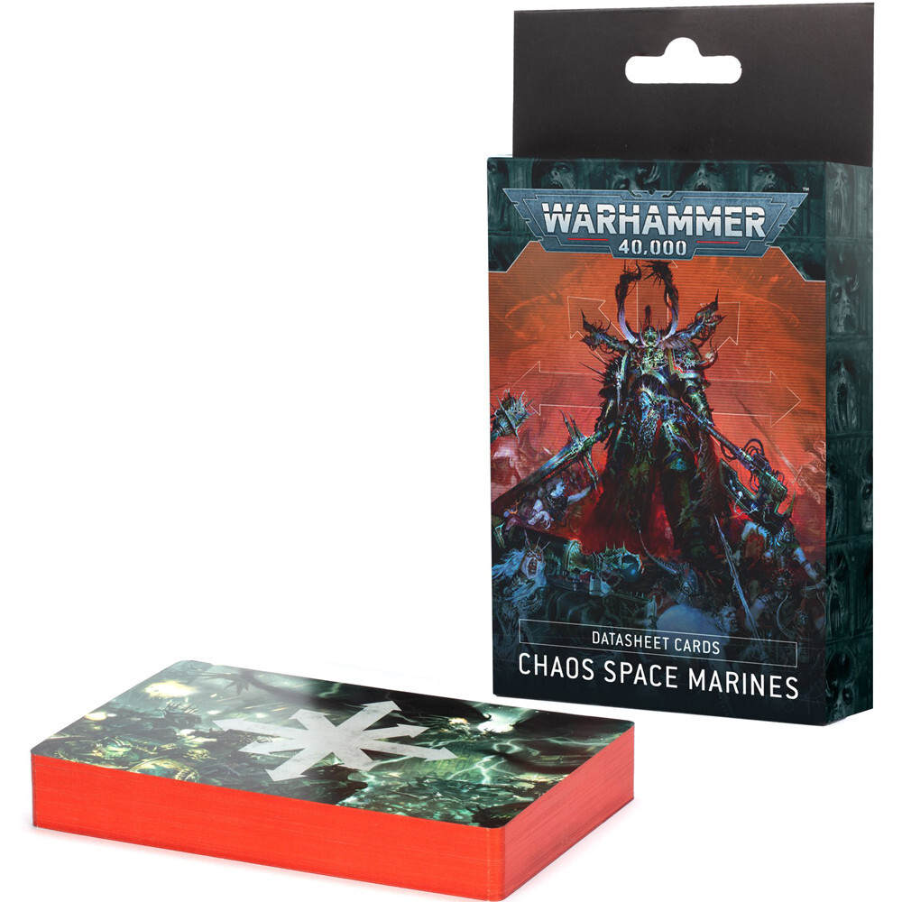 

Миниатюра Games Workshop Warhammer 40K: Datasheet Cards - Chaos Space Marines (10th Edition)