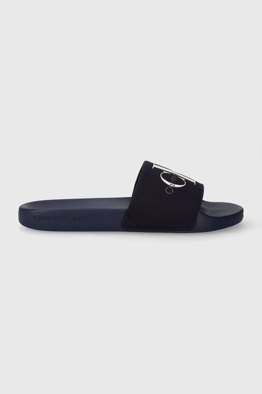 

Шлепанцы SLIDE MONOGRAM CO. Calvin Klein Jeans, темно-синий