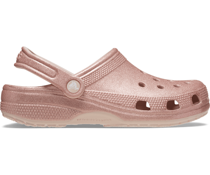 Классические блестящие сабо Crocs женские, цвет Quartz Glitter
