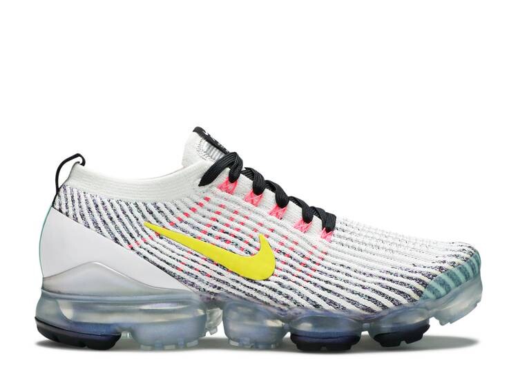 

Кроссовки Nike AIR VAPORMAX FLYKNIT 3 'WHITE DYNAMIC YELLOW', белый, Белый;серый