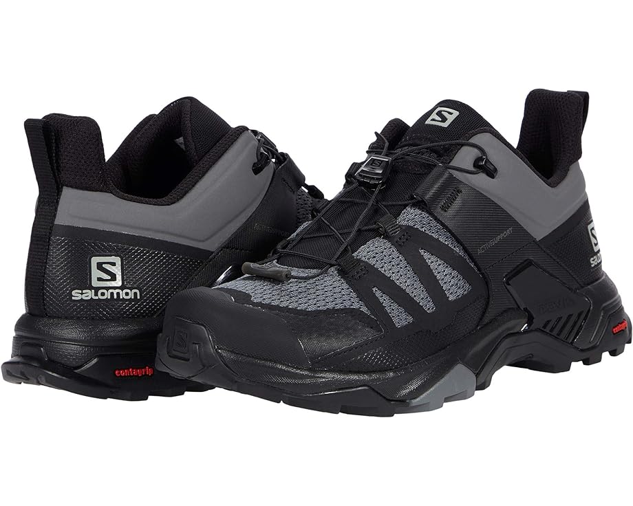 Походная обувь Salomon X Ultra 4, цвет Quiet Shade/Black/Quiet Shade цена и фото